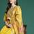 Ethnic Motifs Embroidered Sequinned Kurta with Trousers & With Dupatta