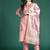 Floral Embroidered Thread Work Kurta with Trousers & With Dupatta