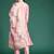 Floral Embroidered Thread Work Kurta with Trousers & With Dupatta