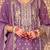 Ethnic Motifs Embroidered Zari Organza Kurta With Trousers And Dupatta