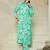 Floral Printed Shirt Collar Kurta With Trousers