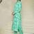 Floral Printed Shirt Collar Kurta With Trousers