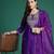 Ethnic Motifs Embroidered Sequinned Kurta with Trousers & With Dupatta