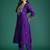 Ethnic Motifs Embroidered Sequinned Kurta with Trousers & With Dupatta