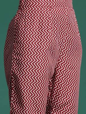 Ethnic Motifs Printed Thread Work Kurta with Trousers & With Dupatta 4