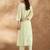 Floral Embroidered Pure Cotton Straight Kurta with Trouser