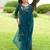 Floral Embroidered Regular Thread Work Kurta with Trousers & With Dupatta