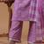 Women Lavender Floral Printed Regular Kurta with Palazzos & With Dupatta