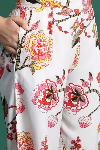 Floral Printed Kurta with Palazzos