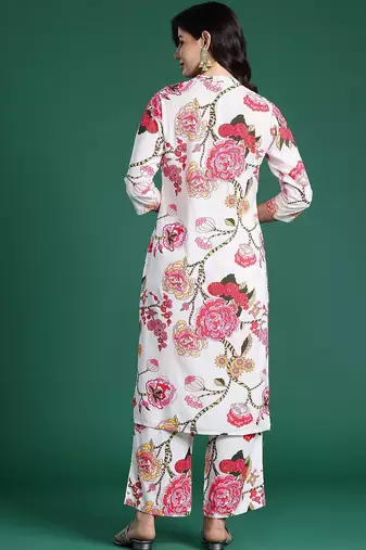 Floral Printed Kurta with Palazzos