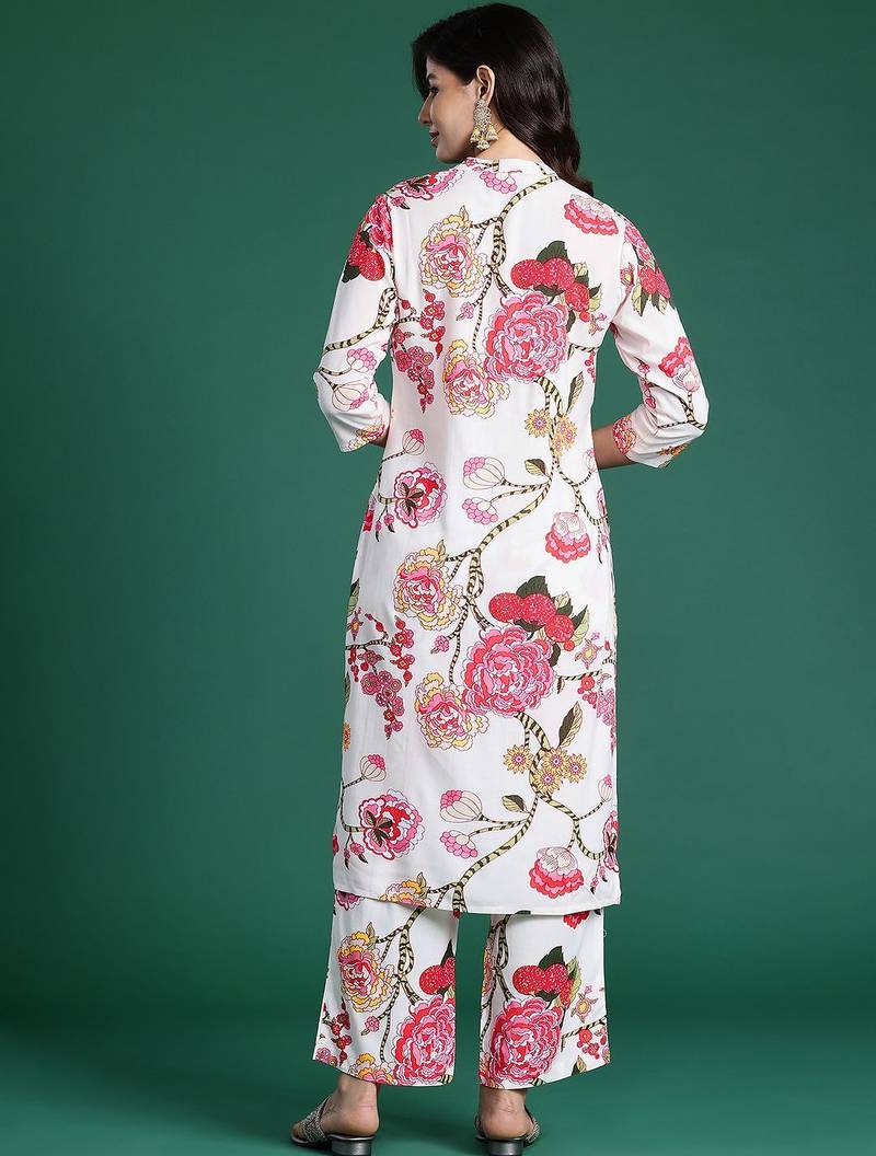 Floral Printed Kurta with Palazzos