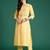 Floral Embroidered Thread Work Pure Cotton Kurta with Trousers