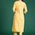 Floral Embroidered Thread Work Pure Cotton Kurta with Trousers