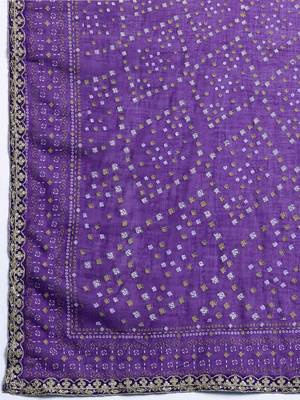 Embroidered Sequinned Kurta With Trousers & Dupatta 5