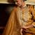 Floral Embroidered Round Neck Regular Liva Kurta With Trouser With Dupatta