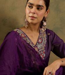 Ethnic Motifs Embroidered Kurta With Trousers & Dupatta