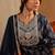 Ethnic Motifs Printed Sequinned Pure Cotton Kurta with Palazzos & Dupatta