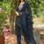 Round Neck Embroidered Thread Work Chanderi Silk Kurta with Trouser & Dupatta