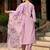V Neck Ethnic Motifs Embroidered Regular Kurta with Trouser & Dupatta