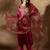Women Floral Embroidered Regular Kurta with Trousers & With Dupatta