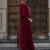 Women Ethnic Motifs Embroidered Regular Velvet Kurta with Trousers & With Dupatta