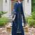 Women Floral Embroidered Regular Sequinned Kurta with Sharara With Dupatta