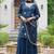 Women Floral Embroidered Regular Sequinned Kurta with Sharara With Dupatta