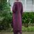 Women Floral Embroidered Regular Thread Work Kurta with Trousers With Dupatta