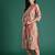 Floral Embroidered Thread Work Kurta with Trousers