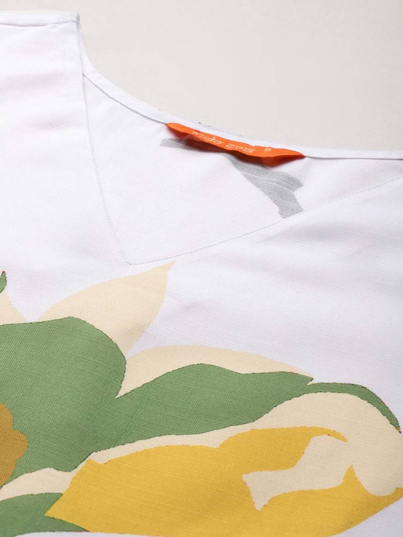 Abstract Printed Kurta with Trousers
