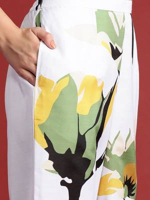 Abstract Printed Kurta with Trousers 3