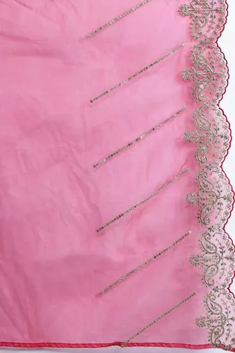 Women Ethnic Motifs Embroidered Zari Liva Kurta With Trousers & Dupatta