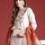 Ethnic Motifs Embroidered Thread Work Liva Kurta With Trousers & Dupatta