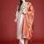 Ethnic Motifs Embroidered Thread Work Liva Kurta With Trousers & Dupatta
