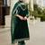 Women Ethnic Motifs Embroidered Regular Velvet Kurta with Trousers & With Dupatta