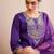 Women Ethnic Motifs Embroidered Regular Sequinned Kurta with Trousers & With Dupatta