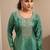 Women Ethnic Motifs Printed Regular Thread Work Kurta with Sharara & With Dupatta