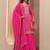 Women Bandhani Printed Regular Thread Work Kurta with Sharara & With Dupatta