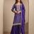 Women Ethnic Motifs Printed Regular Gotta Patti Kurta with Sharara & With Dupatta