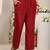 Maroon Ethnic Motifs Embroidered Straight Suit Set with Dupatta