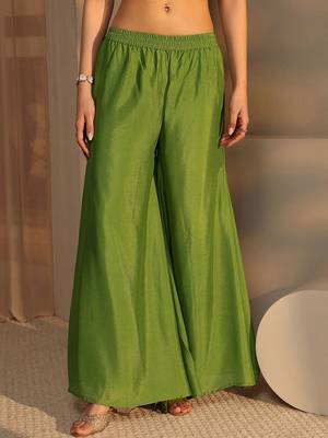 Women Ethnic Motifs Embroidered Regular Sequinned Kurta with Palazzos & With Dupatta 4
