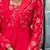 Floral Embroidered Shawl Neck Tunic With Palazzos