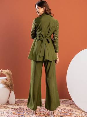 Bohemian Embroidered Tunic with Trousers 4