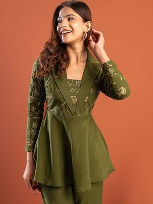 Bohemian Embroidered Tunic with Trousers 6
