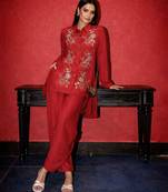 Bohemian Embroidered Shirt with Trousers