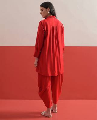 Bohemian Embroidered Shirt with Trousers 4