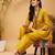 Mustard Yellow Empire Tunic With Trouser