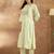 Women Floral Embroidered Regular Thread Work Pure Cotton Kurta with Trousers
