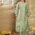 Women Floral Embroidered Regular Thread Work Kurta with Trousers
