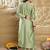 Women Floral Embroidered Regular Thread Work Kurta with Trousers
